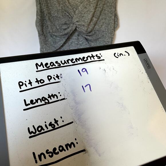 Sweaty Betty gray cropped workout tank top twist front women's M linen blend - Picture 5 of 6